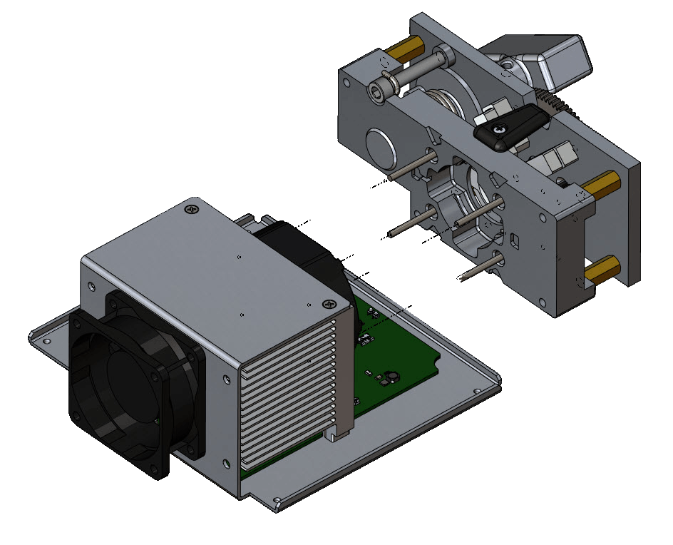 Assembles to light engine with four screws